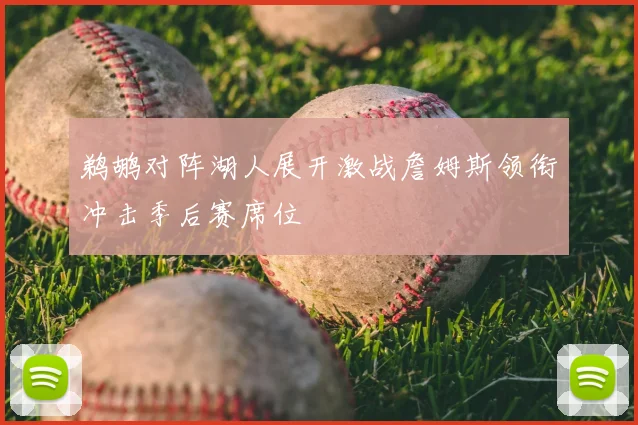鹈鹕对阵湖人展开激战詹姆斯领衔冲击季后赛席位